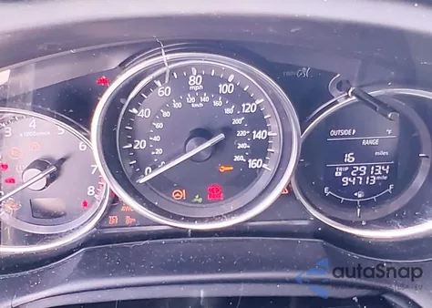 2016 Mazda Cx-5 Grand Touring z USA, uszkodzony, nr VIN JM3KE4DY8G0878617